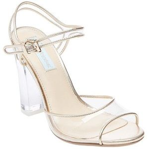 Betsey Johnson Elana Clear Heels 9